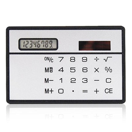 Slim Solar Power Pocket Calculator - 2 Colors