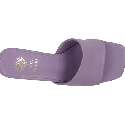Women's Soho Lilac Square Toe Heeled Sandals