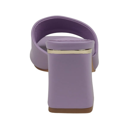 Women's Soho Lilac Square Toe Heeled Sandals