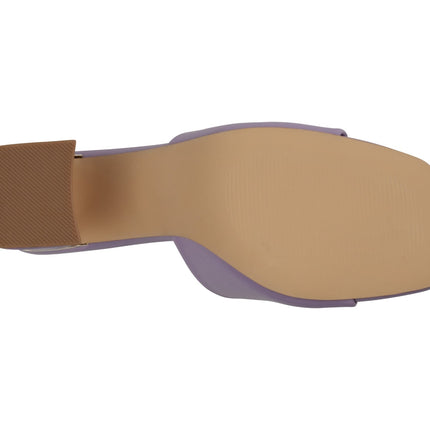 Women's Soho Lilac Square Toe Heeled Sandals