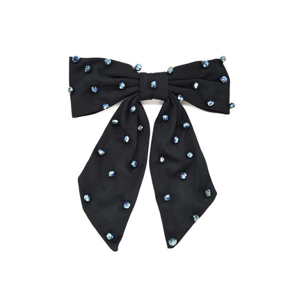 Sprinkled Black Hair Barrette