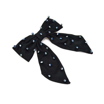 Sprinkled Black Hair Barrette