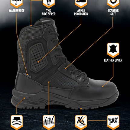 STRIKE FORCE 8" Boot SZ WP