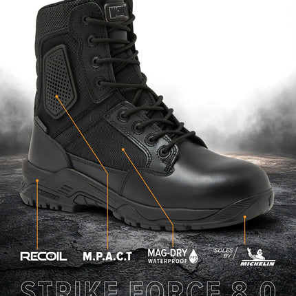 STRIKE FORCE 8" Boot SZ WP
