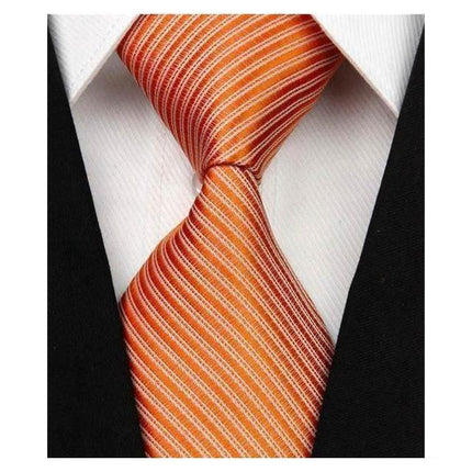 Stripe Solids Collection Wide Neckties - 11 Colors
