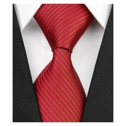Stripe Solids Collection Wide Neckties - 11 Colors