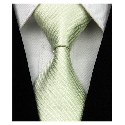 Stripe Solids Collection Wide Neckties - 11 Colors