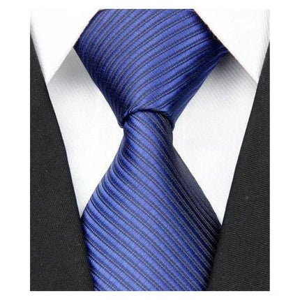 Stripe Solids Collection Wide Neckties - 11 Colors