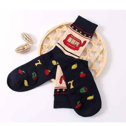 Stripe Star & Argyle Collection Dress Socks - 11 Colors & Styles