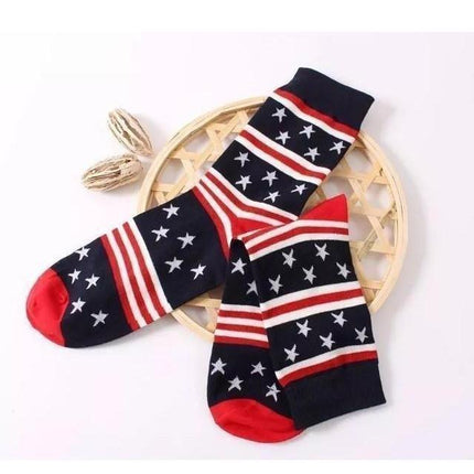 Stripe Star & Argyle Collection Dress Socks - 11 Colors & Styles