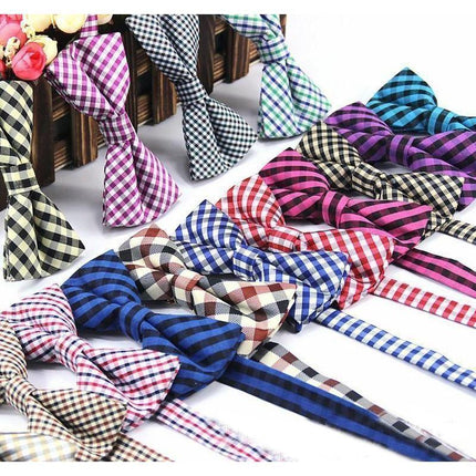Stripes and Plaids Collection Bow Ties - 20 Colors & Styles