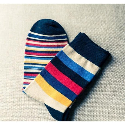 Stripey Casual Collection Socks - 5 Colors