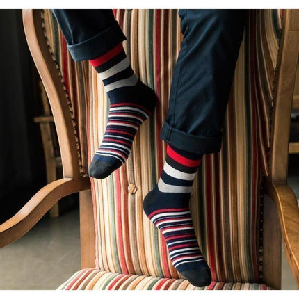 Stripey Casual Collection Socks - 5 Colors