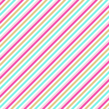 Minky Blanket - Summer Stripe