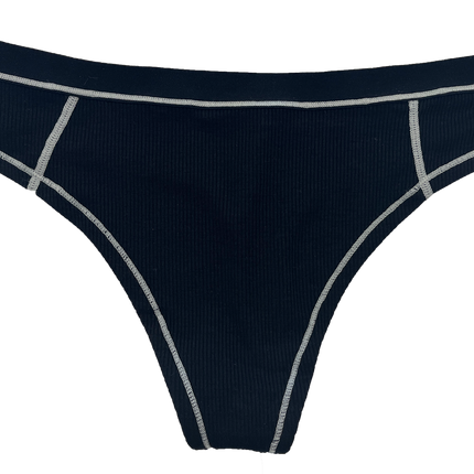Modal Thong with Contrast Stitch, XS-2X