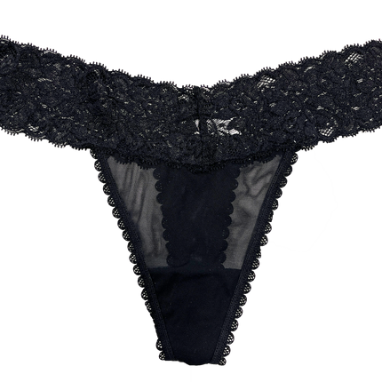 Mesh and Lace Classic Thong XS- 2X - Buy More Save More