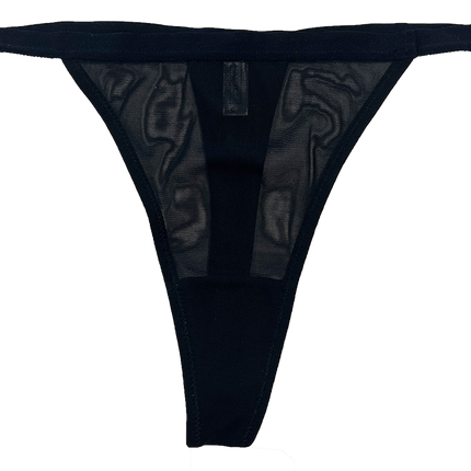 Mesh Thong with Elastic Waist, XS-2X - Buy More Save More