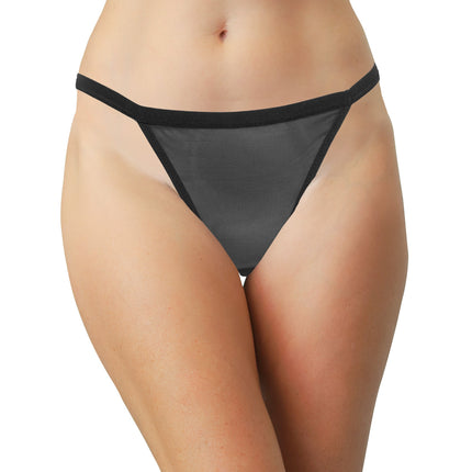 Mesh Thong with Elastic Waist, XS-2X - Buy More Save More