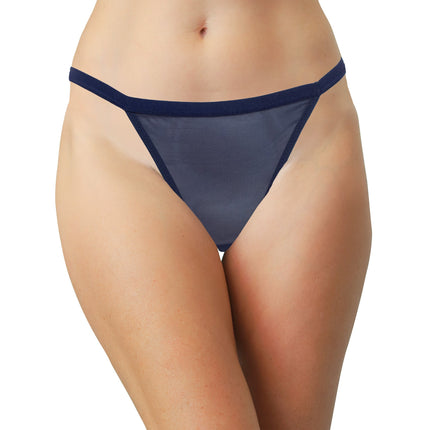Mesh Thong with Elastic Waist, XS-2X - Buy More Save More