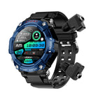 Blue rubber strap