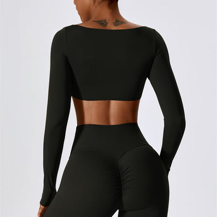 The Lily Belle Crop Top Flared Leggings 2-Piece Set