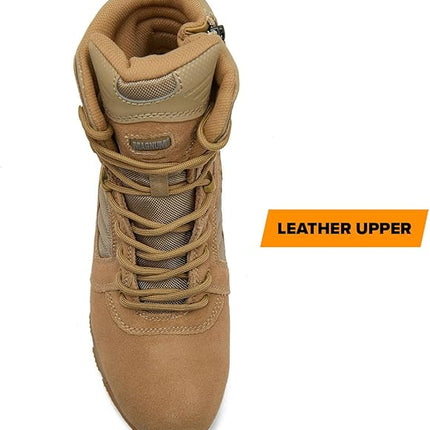 MAG STORM 8" Desert Military Tactical Boot SZ WP