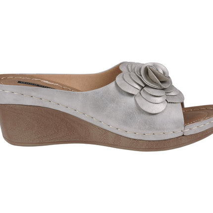 Women's Tokyo Silver Wedge Sandals