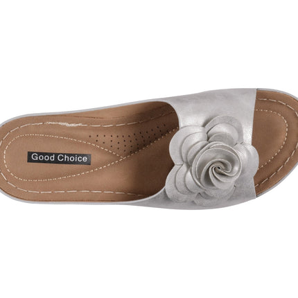 Women's Tokyo Silver Wedge Sandals