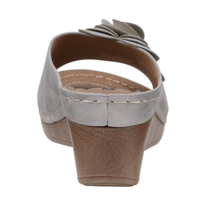 Women's Tokyo Silver Wedge Sandals