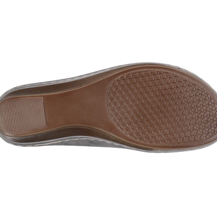 Women's Tokyo Silver Wedge Sandals