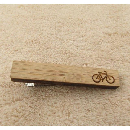 Trendy Icon Collection Wooden Tie Bars/Clips - 7 Styles
