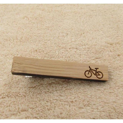 Trendy Icon Collection Wooden Tie Bars/Clips - 7 Styles