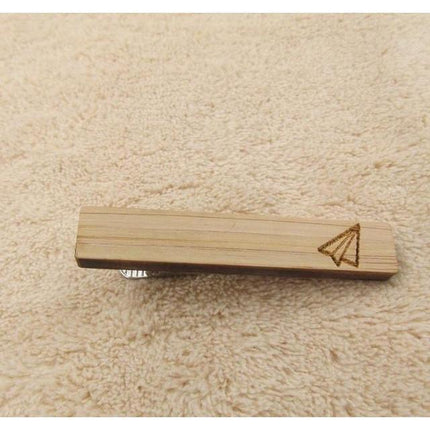 Trendy Icon Collection Wooden Tie Bars/Clips - 7 Styles