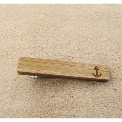 Trendy Icon Collection Wooden Tie Bars/Clips - 7 Styles