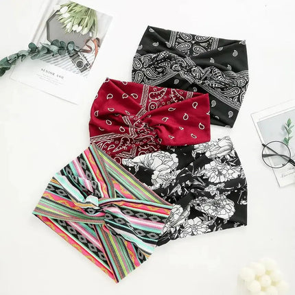Turban Headband for Women – Wide Stretchy Hair Wrap (All Day Comfort)