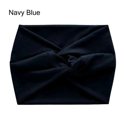 Turban Headband for Women – Wide Stretchy Hair Wrap (All Day Comfort)