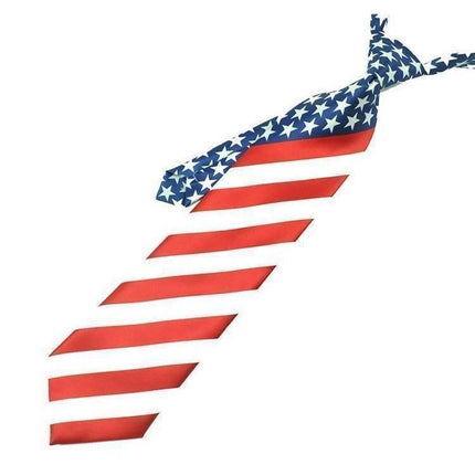 USA Stripes Wide Necktie