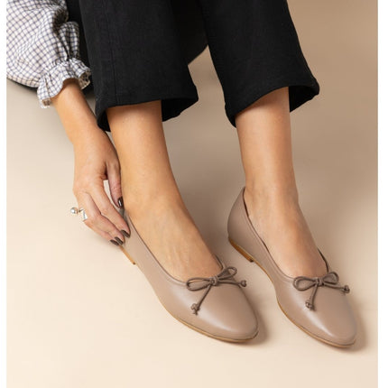 Belle Taupe Leather