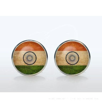 Vintage World National Flags Cufflinks