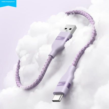 Anker USB-A to USB-C Cable (3 ft/6 ft, Upcycled-Braided)