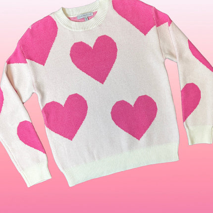 Heart Knit Sweater