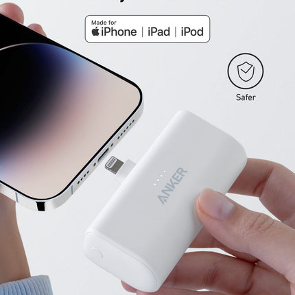 Anker Nano Power Bank (12W, Built-In Lightning Connector)