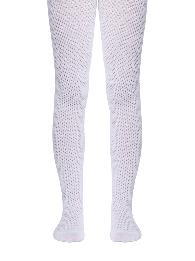 #7С-80СП(269) - Miss Conte-Kids Openwork Cotton Tights For Girls 6yr.-8yr.