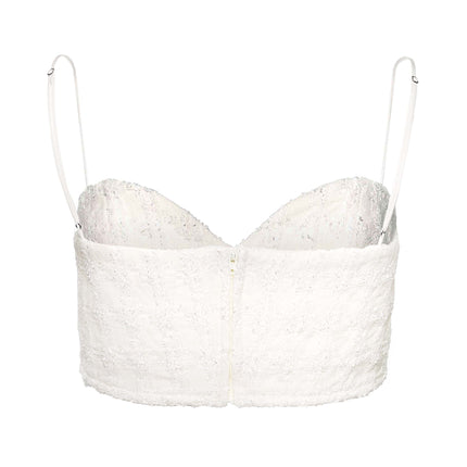 Pearl White Bralette