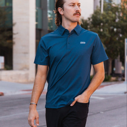 Blue Steel Performance Polo