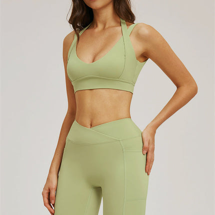 The Sizzle Sports Bra Flared Leggings 2-Piece Set