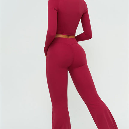 The Lushness Long Sleeve Crop top