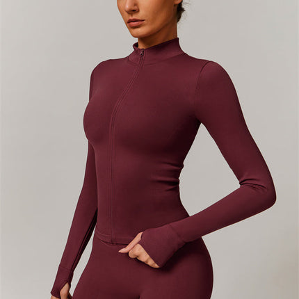 The Nova Luxe Jacket Sports Bra Shorts 3-Piece Set