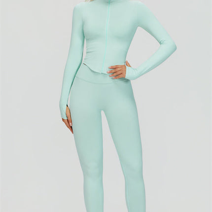 The Empower Jacket Sports Bra Leggings 3-Piece Set