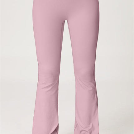 The Lily Belle Crop Top Flared Leggings 2-Piece Set